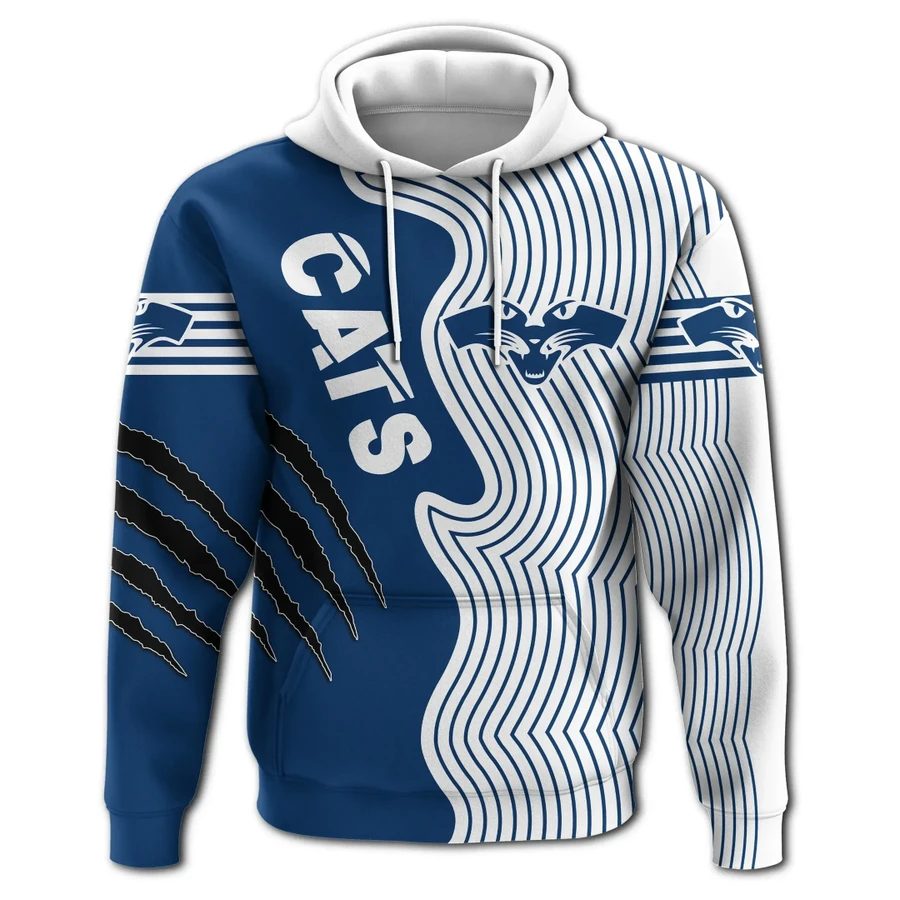 AFL Geelong Cats Custom Name Number Indigenous Pullover Hoodie AFL Geelong Cats Custom Name Number Indigenous Pullover Hoodie