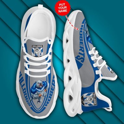 NRL Canterbury-Bankstown Bulldogs Custom Name Max Soul Shoes V1