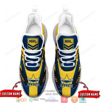 NRL North Queensland Cowboys Custom Name Max Soul Shoes V4