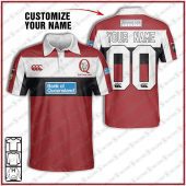Personalise Throwback Canterbury Crusaders Super Rugby Vintage 2000 Polo Jersey