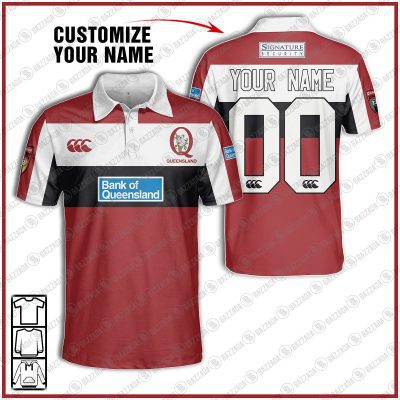 Personalise Throwback Canterbury Crusaders Super Rugby Vintage 2000 Polo Jersey