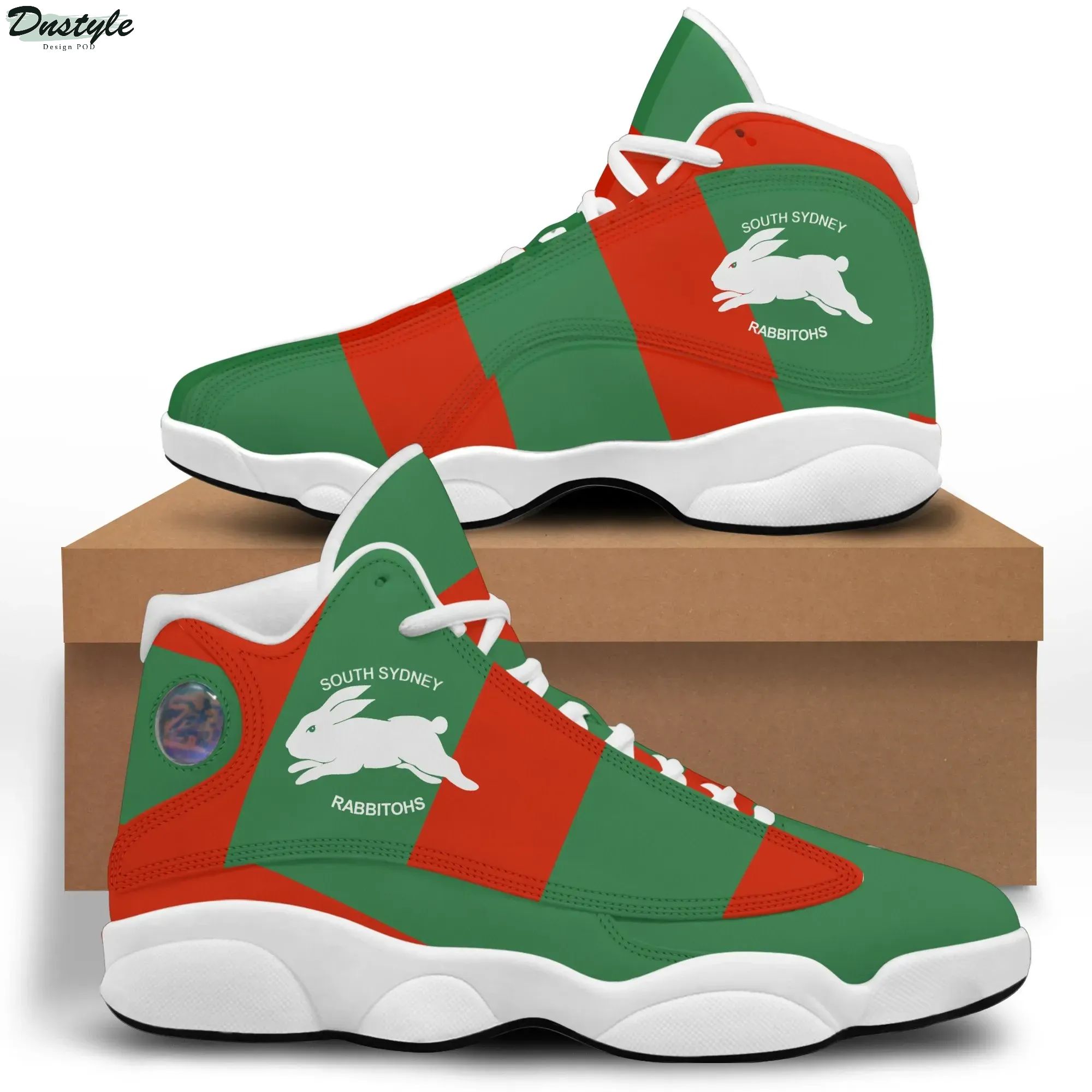 NRL South Sydney Rabbitohs Red Green Stripes Air Jordan 13 Shoes NRL South Sydney Rabbitohs Red Green Stripes Air Jordan 13 Shoes