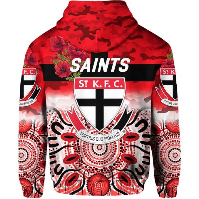 AFL St Kilda Saints ANZAC Indigenous Pullover Hoodie