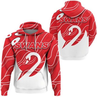 AFL Sydney Swans Football Team Pullover Hoodie