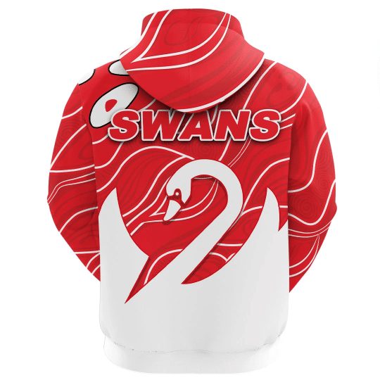 AFL Sydney Swans Football Team Pullover Hoodie AFL Sydney Swans Football Team Pullover Hoodie