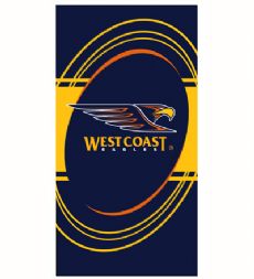 AFL West Coast Eagles Logo Beach Towel V2