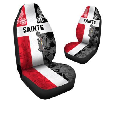 AFL St Kilda Saints Indigenous Car Seat Covers V1