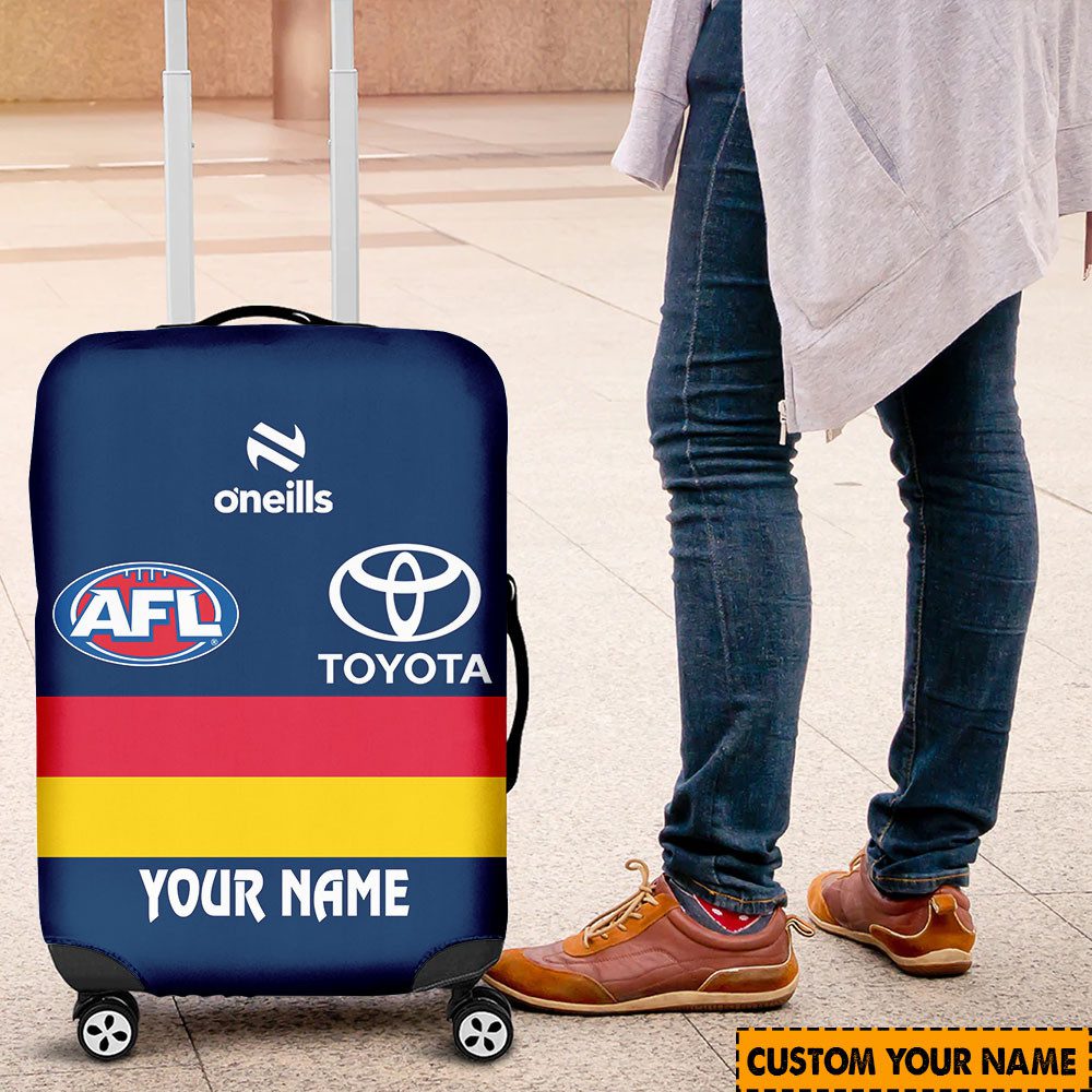 AFL Adelaide Crows Custom Name 2024 Home Jersey Luggage Cover AFL Adelaide Crows Custom Name 2024 Home Jersey Luggage Cover