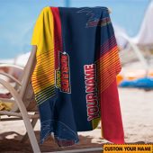 Afl Adelaide Crows Custom Name Gift For Fans Beach Towel 2259.jpg - demo10