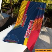 Afl Adelaide Crows Custom Name Gift For Fans Beach Towel 2720.jpg - demo10