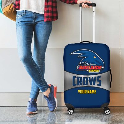 AFL Adelaide Crows Custom Name Gift For Fans Luggage Cover