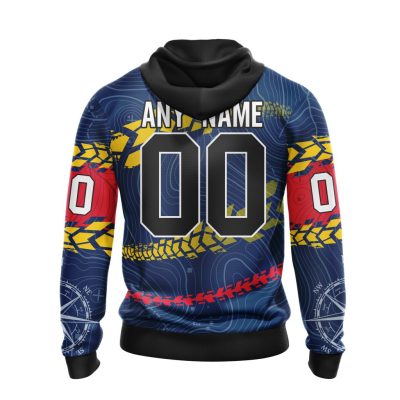 AFL Adelaide Crows Custom Name Number Special Off-Road Concept Pullover Hoodie