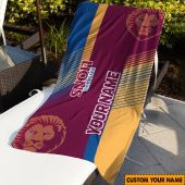 Afl Brisbane Lions Custom Name Gift For Fans Beach Towel 1336.jpg - demo10