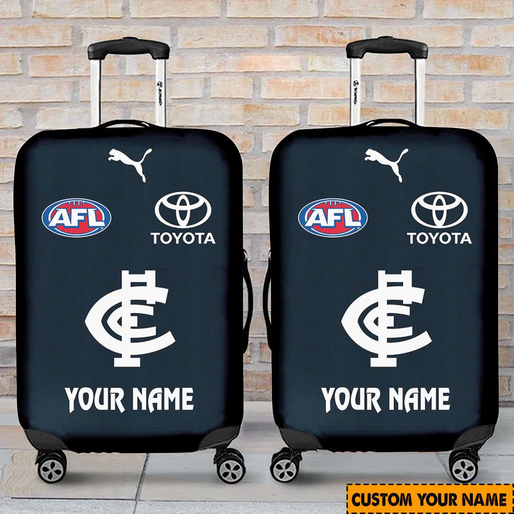 AFL Carlton Blues Custom Name 2024 Home Jersey Luggage Cover AFL Carlton Blues Custom Name 2024 Home Jersey Luggage Cover