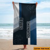 Afl Carlton Blues Custom Name Gift For Fans Beach Towel 1957.jpg - demo10