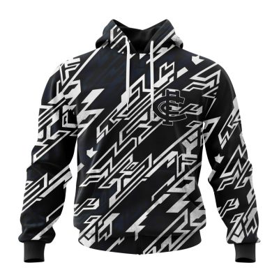 AFL Carlton Blues Morden Art Style Pullover Hoodie