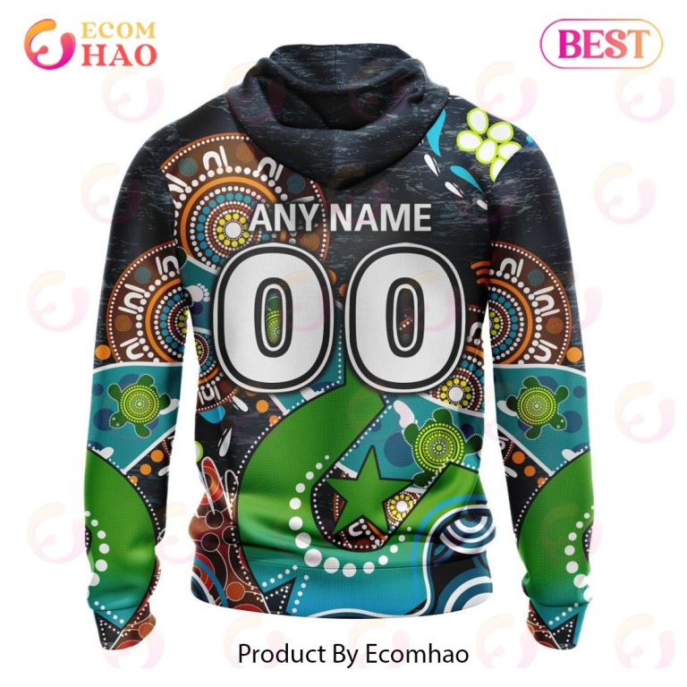 AFL Carlton Blues Custom Name Number Special NAIDOC Deisgn Pullover Hoodie AFL Carlton Blues Custom Name Number Special NAIDOC Deisgn Pullover Hoodie