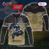 AFL Collingwood Magpies Custom Name Indigenous Mascot Pullover Hoodie