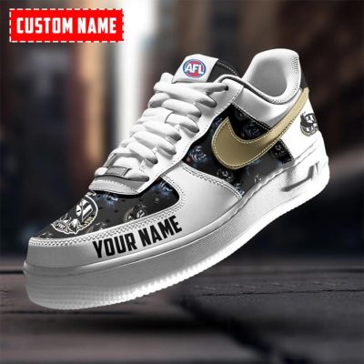AFL Collingwood Magpies Custom Name Special Edition Air Force 1 Sneakers