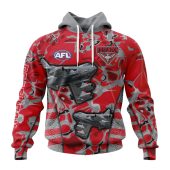 Afl Essendon Bombers Custom Name Number Camo Morden Art Style Pullover Hoodie 4152.jpg - demo10