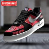 Afl Essendon Bombers Custom Name Special Edition Air Force 1 Sneakers Black.jpg - demo10