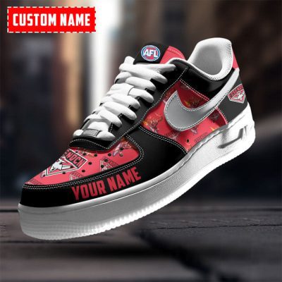 AFL Essendon Bombers Custom Name Special Edition Air Force 1 Sneakers