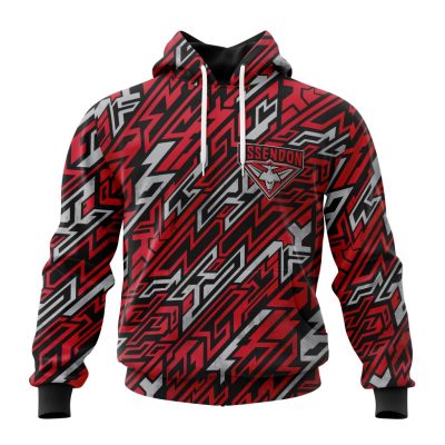 AFL Essendon Bombers Morden Art Style Pullover Hoodie