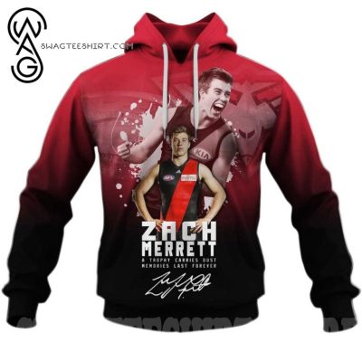 AFL Essendon Bombers Zach Merrett #7 Pullover Hoodie