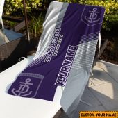 Afl Fremantle Dockers Custom Name Gift For Fans Beach Towel 2213.jpg - demo10
