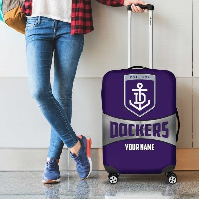 AFL Fremantle Dockers Custom Name Gift For Fans Luggage Cover