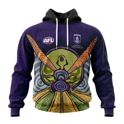 AFL Fremantle Dockers Custom Name Number ArtWork For Australia Day Pullover Hoodie
