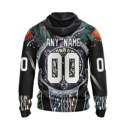 AFL Fremantle Dockers Custom Name Number Concepts For NAIDOC Event Pullover Hoodie