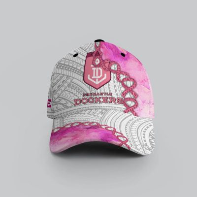 AFL Fremantle Dockers Custom Name We Fights Again Cancer Classic Cap