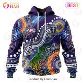 AFL Fremantle Dockers Custom Name Number Special Indigenous Pullover Hoodie