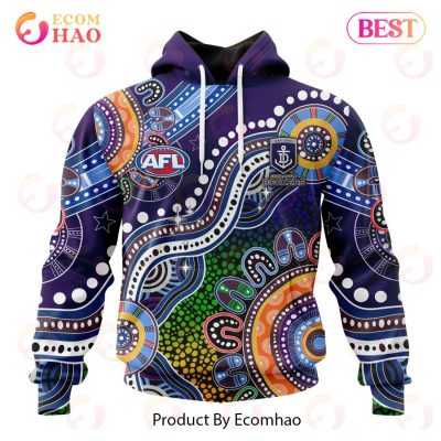 AFL Fremantle Dockers Custom Name Number Special Indigenous Pullover Hoodie