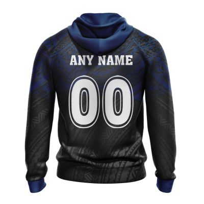 AFL Geelong Cats Custom Name Number Polynesian Concept Pullover Hoodie