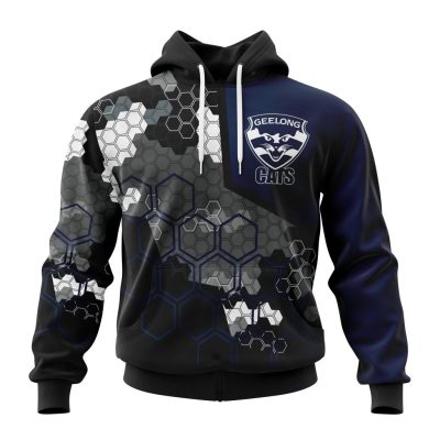AFL Geelong Cats Custom Name Number Special Motocross Concept Pullover Hoodie