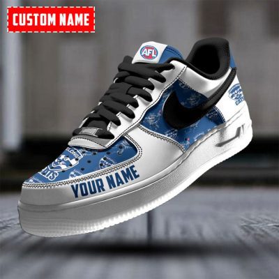 AFL Geelong Cats Custom Name Special Edition Air Force 1 Sneakers