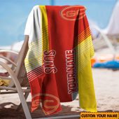 Afl Gold Coast Suns Custom Name Gift For Fans Beach Towel 1748.jpg - demo10