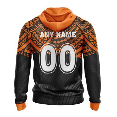 AFL Greater Western Sydney Giants Custom Name Number Polynesian Concept Pullover Hoodie