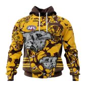Afl Hawthorn Hawks Custom Name Number Camo Morden Art Style Pullover Hoodie 5720.jpg - demo10