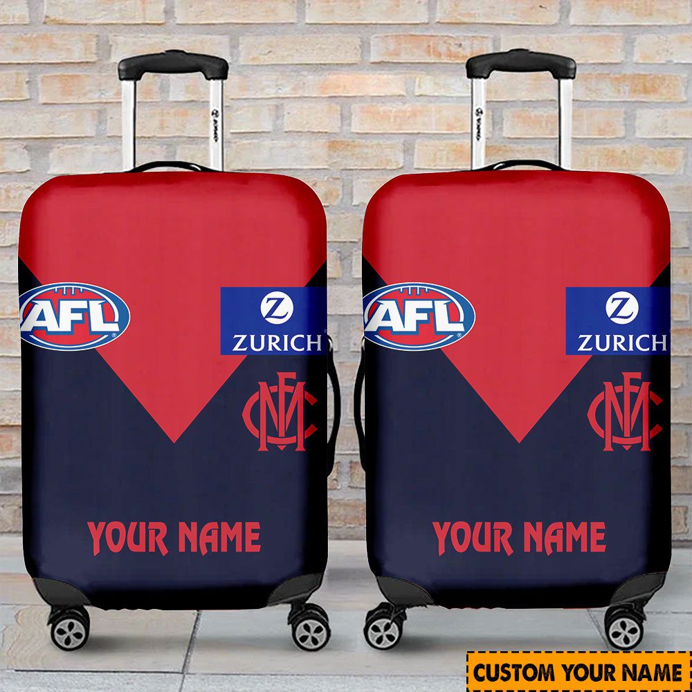AFL Melbourne Demons Custom Name 2024 Home Jersey Luggage Cover AFL Melbourne Demons Custom Name 2024 Home Jersey Luggage Cover