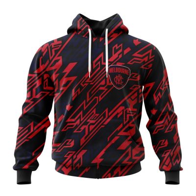 AFL Melbourne Demons Morden Art Style Pullover Hoodie