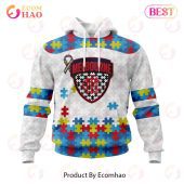 Afl Melbourne Football Club Autism Awareness Personalized Name Number 3d Hoodie 2 Enrsp.jpg - demo10