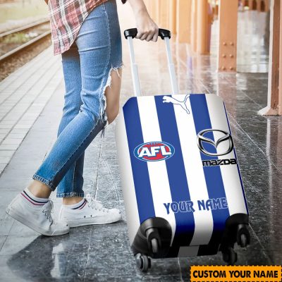 AFL North Melbourne Kangaroos Custom Name 2024 Home Jersey Luggage Cover