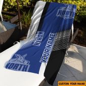 Afl North Melbourne Kangaroos Custom Name Gift For Fans Beach Towel 1425.jpg - demo10