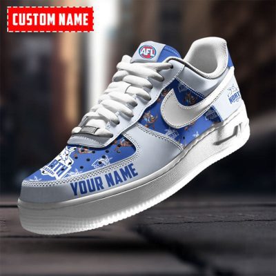 AFL North Melbourne Kangaroos Custom Name Special Edition Air Force 1 Sneakers