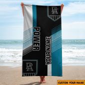 Afl Port Adelaide Custom Name Gift For Fans Beach Towel 1534.jpg - demo10