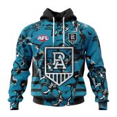 Afl Port Adelaide Custom Name Number Camo Morden Art Style Pullover Hoodie 5734.jpg - demo10