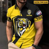 Afl Richmond Tigers Custom Name Special Edition Zipper Polo Shirt 3502.jpg - demo10